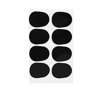 Alomejor 8 pièces Coussins d'Embouchure Haute Qualité pour Saxophone et Clarinette - Épaisseurs 0.3mm, 0.5mm, 0.8mm - Convient aux Modèles Alto, Ténor, Soprano - Noir, Forme Standard (0.3mm)
