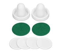 Alomejor 8pcs 60mm Air Hockeys Pusher Sets Hockey Stick High Impact Hockey Table Air Hockeys Accessoires(Type A)