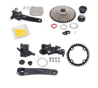Alomejor 9 Speed Groupe Strong and Light Aluminium Alloy Bike Freewheel Set pour Les Cyclistes et Les Amis (Plateau 34T)