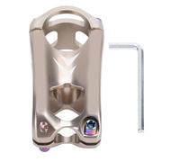 Alomejor à Cyclisme sur Route, CNC de Cyclisme en Alliage en Aluminium à Haute Résistance, 28,6 Mm et 31,8 Mm de Diamètre pour Divers Vélo (Ti Couleur)