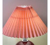 Alomejor Abat-jour E27 Abat-jour de Table en Tissu Nordique pour Chambre à Coucher, Bureau, Fabrication Exquise, Installation Ampoule E27, Protection contre la Poussière, Installation Simple, Large