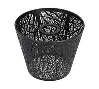 Alomejor Abat-jour en Fer forgé avec Motif D'arbre, Mini Abat-jour E27 pour Lampe de Table, Décoration de Chambre à Coucher, Anticorrosion/fer Forgé/19x15x13cm, Chevet (BLACK)