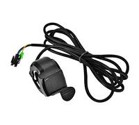 Alomejor Accélérateur 12 V - 99 V pour scooter/trottinette électrique avec affichage LCD de la tension - Contrôle de la vitesse de l'accélérateur actionné par le pouce