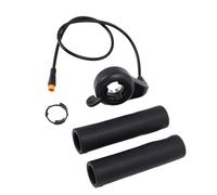 Alomejor Accélérateur au Pouce, Accélérateur de Vélo électrique en Caoutchouc pour Scooters, Contrôle de Vitesse étanche M8 pour la Conduite Hors Route et les Déplacements Domicile-travail