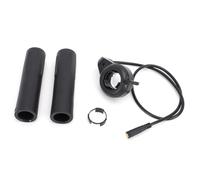 Alomejor Accélérateur au Pouce, Contrôle de Vitesse de Vélo électrique étanche avec Connecteur M8, Installation Facile et Contrôle Réactif pour Vélo électrique et Scooter