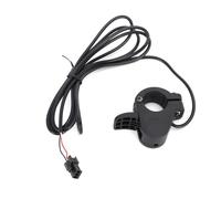 Alomejor Accélérateur au Pouce, Contrôle de Vitesse Facile à Installer avec Connecteur SM, Accélérateur au Pouce ABS Durable pour Scooters électriques et Vélos électriques