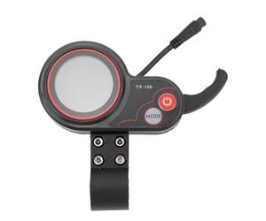 Alomejor Accélérateur avec écran LCD pour Scooter électrique TF 100, avec Commande au Pouce et Minuterie Automatique, Panneau à 6 Broches pour Scooter M4