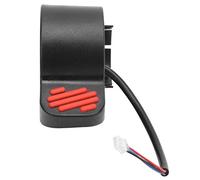 Alomejor Accélérateur de Doigt de Scooter électrique Pliable, Matériau PC ABS Robuste avec Conception à Rayures Surélevées, Compatible pour ES1 ES2 ES3 ES4