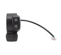 Alomejor Accélérateur de Pouce pour Scooter électrique, Matériau ABS, Conception de Presse à Pouce Durable avec Rayures Surélevées pour une Accélération Facile, Pièce de Rechange pour