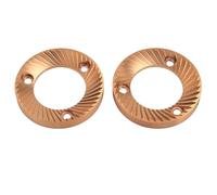 Alomejor Accessoire de Broyeur à Bavures Plates de 64 Mm - Conception Professionnelle pour la Saveur du café - Compatible avec Lagom P64 Fellow Ode 2 Pièces