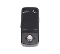 Alomejor Accordeur de Pédale de Guitare, Mini Pédale D'effets D'accordeur Chromatique True Bypass, Affichage Haute Impédance avec Double Alimentation, pour Modes de Réglage de Guitare