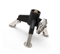 Alomejor Adaptateur de Cuisinière à Gaz, Tête de Conversion de Réservoir de Gaz Autobloquant Durable pour Camping en Plein Air Randonnée Léger Portable