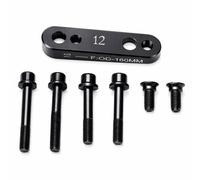 Alomejor Adaptateur de Montage de Frein à Disque de VTT Adaptateur de Montage D'étrier de Frein à Disque Plat Ultra-léger pour de Cyclisme de Vélo de Route(R160) Bicyclettes et