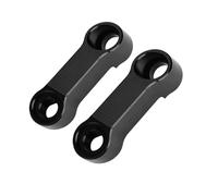Alomejor Adaptateur de Rétroviseur, Alliage d'aluminium, Kit d'Extension de Rétroviseur de Moto, Levage de 3 Cm, Extension de 4 Cm, Compatible avec la Plupart des Motos et Véhicules électriques