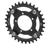 Alomejor Adaptateur de Roue Kinette 104BCD 32T pour Le Moteur à Moteur Intermédiaire, Alliage D'aluminium de Puissance Premium, adapté aux Vélos électriques, Installation Facile