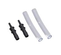 Alomejor Adaptateur de Tube de Manomètre, Matériau ABS, Résistant à la Pression, Résistant à l'érosion, Installation Facile pour Les Systèmes de Mesure de Pression de Gaz