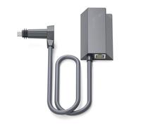 Alomejor Adaptateur Ethernet Satellite RJ45 Gigabit - Connexion Filaire Fiable - pour Jeux et Téléchargement de Matériel ABS, 1 Adaptateur Ethernet Satellite