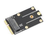 Alomejor Adaptateur M.2 Key A vers Mini PCI-E, Carte Convertisseur pour | Compatible avec les cartes réseau M2, prend en charge Windows//MAC, matériau PCB durable avec une haute fiabilité
