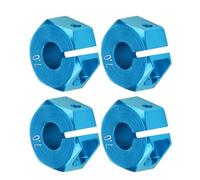 Alomejor Adaptateurs de Moyeu Hexagonal de Roue RC, Adaptateur en Alliage d'aluminium avec Installation Facile pour Voitures de Sport et Tout-Terrain RC à l'échelle 1/10 (7,0MM Bleu)