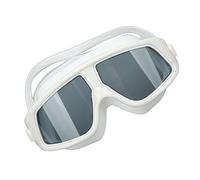 Alomejor Adultes Nager Sécurité Lunettes de Plongée Confortable avec Étui à Taux de Bain à la Mode (WHITE)