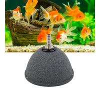 Alomejor Aérateur de Pierre à Bulles d'air Hydroponique Durable pour Aquarium, Diffuseur D'oxygène fritté en Grès, Tube d'air de 2.36 Pouces, 4mm/8mm (6 cm)