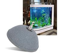 Alomejor Aérateur de Pierre à Bulles d'air Hydroponique Durable pour Aquarium, Diffuseur D'oxygène fritté en Grès, Tube d'air de 2.36 Pouces, 4mm/8mm (15 cm)