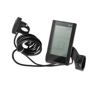 Alomejor Affichage de Vélos électriques, Panneau ABS étanche avec Données en Temps Réel, Compteur LCD pour Guidon de 22.2mm, Accessoires de Vélo électrique
