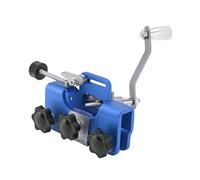 Alomejor Affûteur de Chaîne à Main, Gabarit D'Affûtage de Tronçonneuse Portatif en Alliage D'aluminium Robuste pour Scies électriques, Outil Efficace pour Un Affûtage Rapide (Blue)