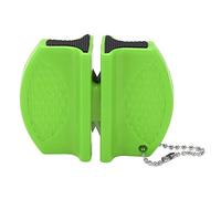 Alomejor Affûteur de Couteaux Portable Mini Aiguiseur de Couteaux de Poche Double Face Multifonctionnel pour Une Utilisation en Extérieur(Vert) Autres Articles de randonnée et de Camping