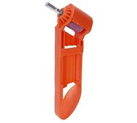 Alomejor Affûteur de Forets Meuleuse Hélicoïdale Efficace pour Outil de Travail du Bois, Accessoire de Perceuse électrique pour Affûtage de Forets de 5/64 Po à 1/2 Po, Meule en Corindon Orange