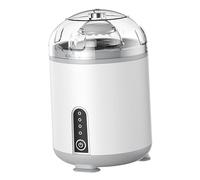 Alomejor Agitateur électrique à Rotation Uniforme, Mélangeur Fiable et Efficace, Matériau ABS, Batterie au Lithium 3.7V, Aide à la Cuisine (WHITE)