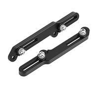 Alomejor Ajusteurs de Pare-Brise de Moto CNC, Support de Pare-Brise Réglable en 4 Points avec Vis pour la Conduite et Les Déplacements Domicile-Travail pour NC750X 2016 2017 2018 2019 (Black)