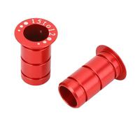 Alomejor Alliage D'aluminium Adaptateur D'essieu Traversant 15MM à 12MM Hub Thru Mountain et Road Cycles Convertir Partie (Rouge)