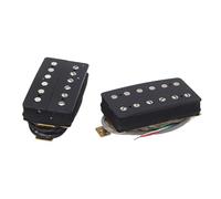 Alomejor Alnico 5 - Micro Humbucker Noir avec Boîtier en érable Durable, pour Mise à Niveau du Son de Guitare électrique
