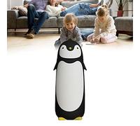 Alomejor Alomejor Bouteille D'eau Portable de 300ml, Design Pingouin, Bouteille à Isolation Thermique pour le Sport, les Voyages, ABS, PP, Verre de qualité Supérieure (BLACK) (BLACK) ()