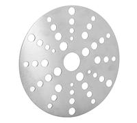 Alomejor Alomejor Disque Convertisseur à Induction en Acier Inoxydable Durable, Plaque de Guidage Thermique pour Cuisinière à Gaz, Utilisation Pratique, 1 X Plaque de Diffusion de Chaleur,