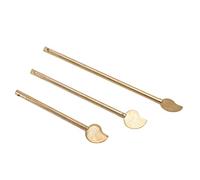 Alomejor Alomejor Ensemble de Loquets armoire en Laiton en Forme de Feuille pour Meubles de Maison, Boulon de Verrouillage Chinois 3 Pièces pour Portes de Tiroirs Chinoises, Portes D'armoire,