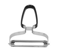 Alomejor Alomejor Éplucheur de Légumes Manuel Couteau à éplucher Robuste en Acier Inoxydable pour éplucher les Fruits et les Pommes de Terre avec Lame Large pour un Déchiquetage Facile pour les