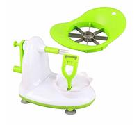 Alomejor Alomejor Éplucheur de Pommes Efficace et Sûr, éplucheur à Manivelle pour Outil de Cuisine, Ventouses pour Personnes âgées et Enfants 4,72x8,27x6,10 Pouces (Amélioré) (Type standard)