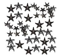 Alomejor Alomejor Rivets étoiles à la Mode Rivets étoiles à 5 Branches Bricolage Sacs Chapeaux Accessoires de Décoration pour Vêtements Chaussures 200 Pièces 10MM (Alliage de zinc 4) (Alliage de