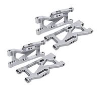 Alomejor Aluminium Alliam Avant Heck Arrald Modification Pièces pour 144001 1/14 RC Car, Amélioration des Accessoires électriques pour 4 Roues Motrices, Noir / (Ti Couleur)