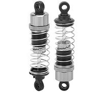Alomejor Amortisseur D'Absorbeur à Amortisseur à Huile Knocktitanic pour 16889 1/16 RC Car Parties DE M16100A, Haute QUALITÉ 2-PCS Absorbeur D'amortisseur + 4pcs Ball Head for Stable Running