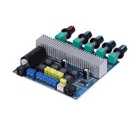 Alomejor Amplificateur de Puissance Numérique avec Bluetooth 4.2 | Sortie à trois canaux, support de faible impédance, DC 12-24 V, croisement des basses, connexion facile