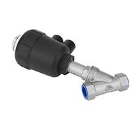 Alomejor Angle Seat Valve, Rotation à 360 Degrés (1/2" DN15) | Indication visuelle de position, boîtier en plastique épaissi, piston à faible usure, pression atmosphérique