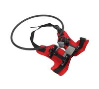 Alomejor Anneau Anti-Collision pour Chien Aveugle, Dispositif de Guidage Réglable pour la sécurité et Le Confort des Animaux Aveugles, Bande D'aluminium + SBR + éponge (S)