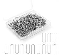Alomejor Anneaux de Saut en Fil Nichrome Haute Température pour Pendentif DIY, Résistants jusqu'à 2100 °F, 200 Pièces Calibre 21 avec Boîte de Rangement, Ornements en Céramique (200 pièces)