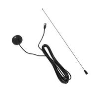 Alomejor Antenne D'autoradio Mobile VHF UHF Double Bande Haute Performance pour Installation de Véhicule avec Base Magnétique Câble Coaxial RG58C/U de 4m