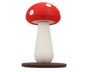 Alomejor Arbre à Chat en Forme de Champignon, Mignon et coloré, Protection de Meubles Peu Encombrant pour Chats D'intérieur, 35x35x50cm
