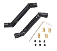 Alomejor Arbre D'entraînement de Métall de la Voiture RC, MN82 LC79 8 -Speed -rans, Haute-Forte Rante pour 3,6 L Axe de Voiture RWD 8 SPD (Black)