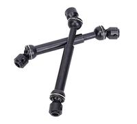 Alomejor Arbre D'entraînement en Métal Noir Haut de Performance -CVD pour Axial SCX10 / CC01 / D90 / D110 RC Auto, Arbre de Variateur Lisse pour Les Amateurs Voitures D'entraînement 1/10 RC Auto, 2